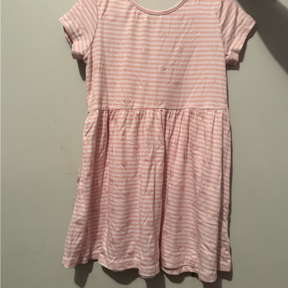 Revolution Soft Pink Striped Casual Dress